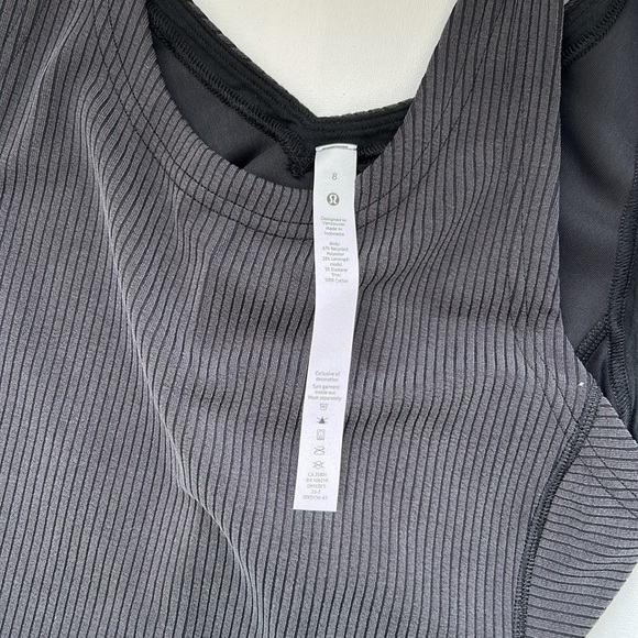 ❌SOLD❌Lululemon | Ribbed Softstreme Cropped Tank - Picture 9 of 11